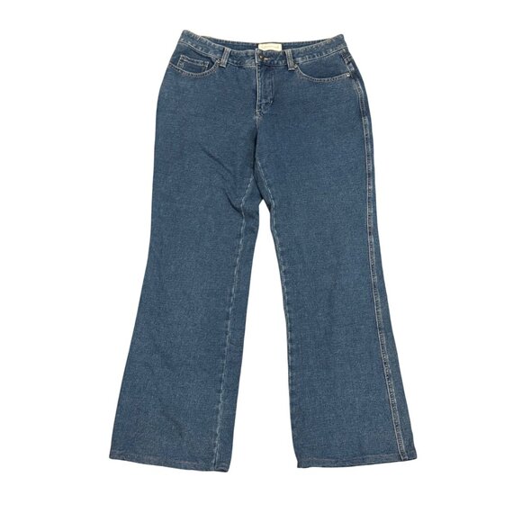 Coldwater Creek Womens Denim Pants Size 10 Blue Cotton/Spandex Stretch Material - Picture 1 of 5